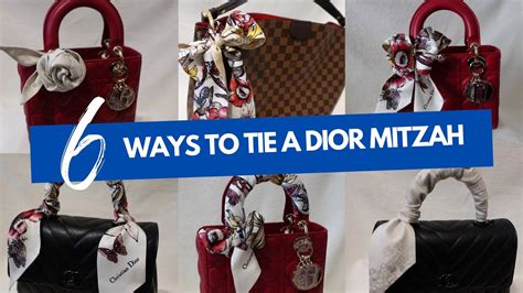 dior mitzah tuch binden|How to tie a Dior Mitzah Scarf (step.